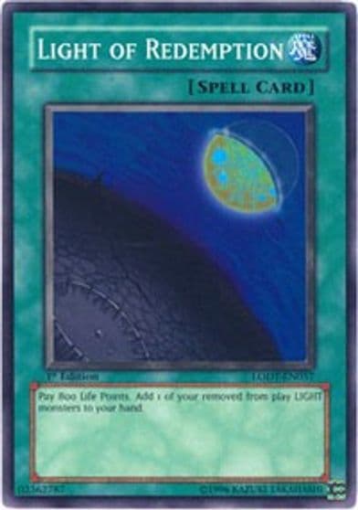 Light of Redemption Light of Destruction Yu-Gi-Oh! card