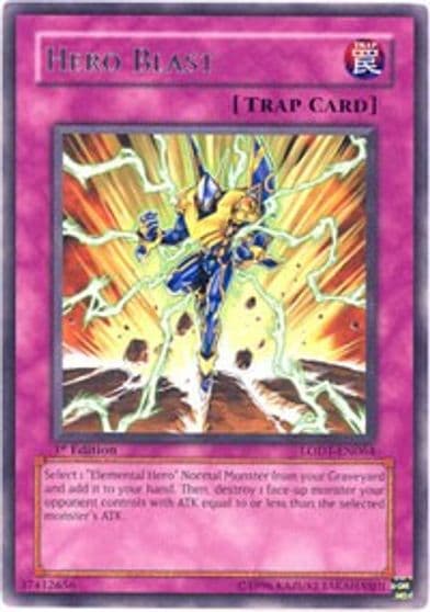 Hero Blast Light of Destruction Yu-Gi-Oh! card