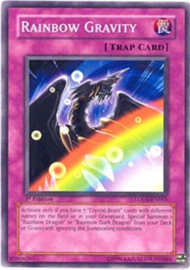 Rainbow Gravity Light of Destruction Yu-Gi-Oh! card