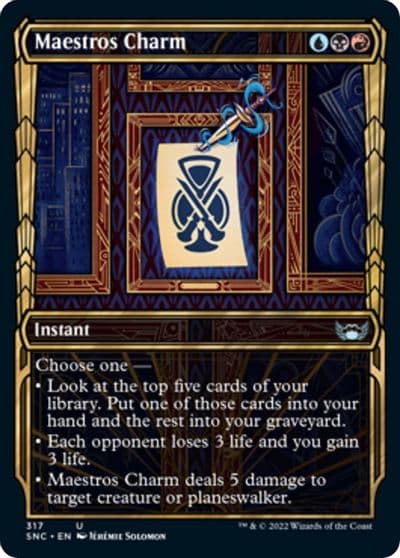Maestros Charm Showcase Streets of New Capenna Magic card