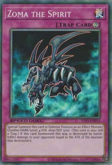 Zoma the Spirit Speed Duel: Tournament Pack 3 Yu-Gi-Oh! card