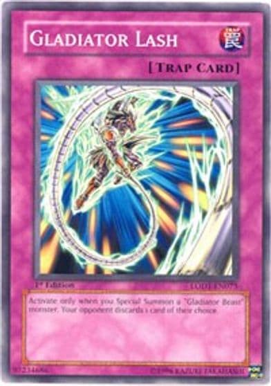 Gladiator Lash Light of Destruction Yu-Gi-Oh! card