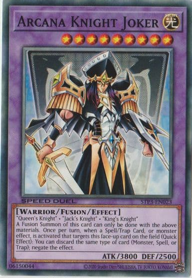 Arcana Knight Joker Speed Duel: Tournament Pack 3 Yu-Gi-Oh! card
