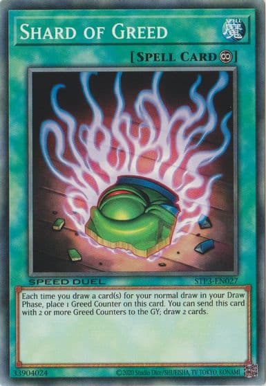 Shard of Greed Speed Duel: Tournament Pack 3 Yu-Gi-Oh! card