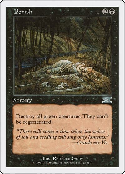 Perish Classic Sixth Edition Magic card