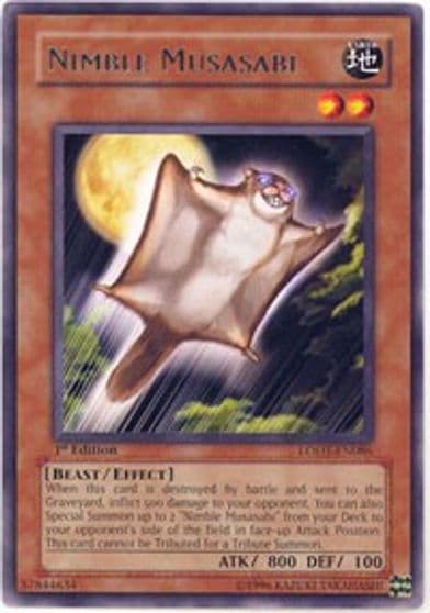 Nimble Musasabi Light of Destruction Yu-Gi-Oh! card