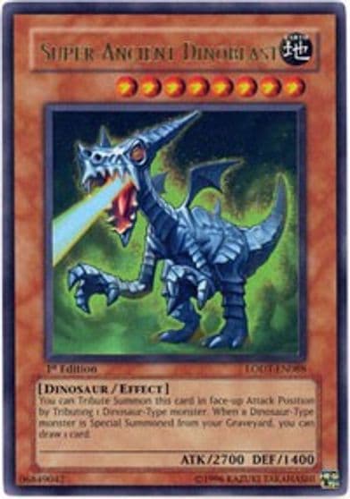 Super Ancient Dinobeast Light of Destruction Yu-Gi-Oh! card