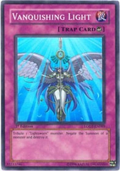 Vanquishing Light Light of Destruction Yu-Gi-Oh! card
