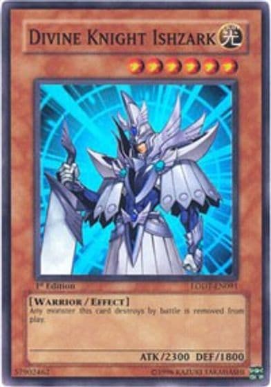 Divine Knight Ishzark Light of Destruction Yu-Gi-Oh! card