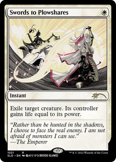 Swords to Plowshares 1021 Secret Lair Drop Series Magic card