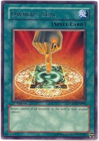 Owners Seal Light of Destruction Yu-Gi-Oh! card