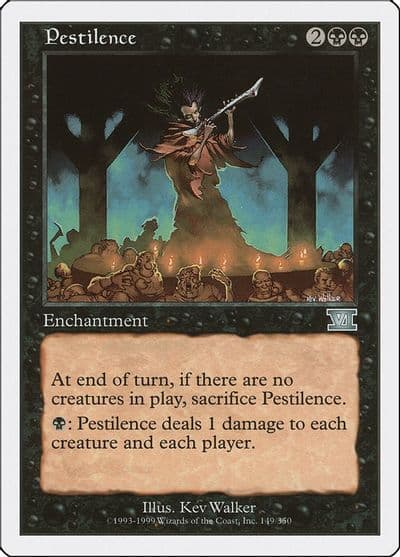 Pestilence Classic Sixth Edition Magic card