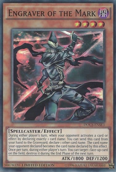 Engraver of the Mark Dimension of Chaos Yu-Gi-Oh! card