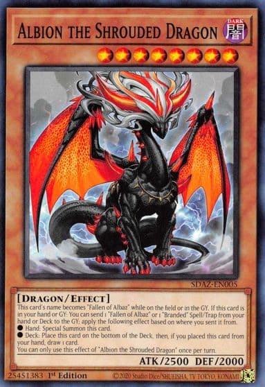 Albion the Shrouded Dragon Structure Deck: Albaz Strike Yu-Gi-Oh! card