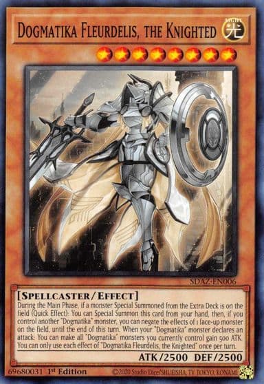 Dogmatika Fleurdelis the Knighted Structure Deck: Albaz Strike Yu-Gi-Oh! card