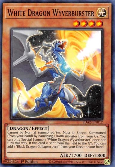 White Dragon Wyverburster Structure Deck: Albaz Strike Yu-Gi-Oh! card