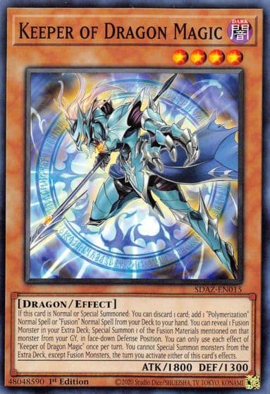 Keeper of Dragon Magic Structure Deck: Albaz Strike Yu-Gi-Oh! card