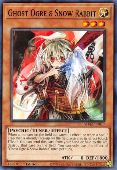 Ghost Ogre and Snow Rabbit Structure Deck: Albaz Strike Yu-Gi-Oh! card