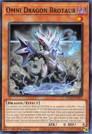 Omni Dragon Brotaur Structure Deck: Albaz Strike Yu-Gi-Oh! card