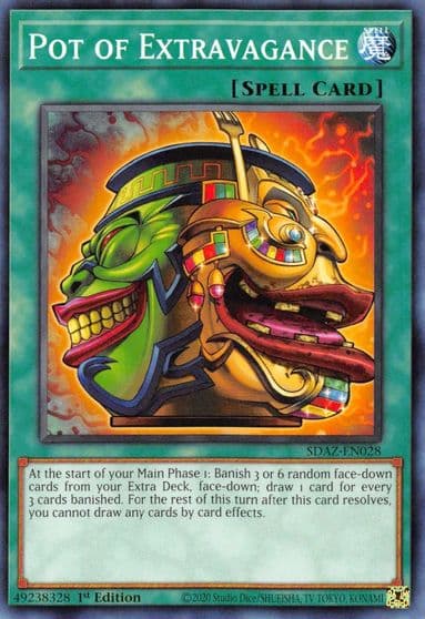 Pot of Extravagance Structure Deck: Albaz Strike Yu-Gi-Oh! card
