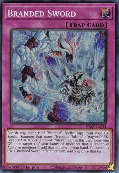 Branded Sword Structure Deck: Albaz Strike Yu-Gi-Oh! card