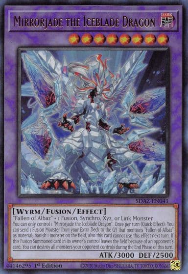 Mirrorjade the Iceblade Dragon Structure Deck: Albaz Strike Yu-Gi-Oh! card