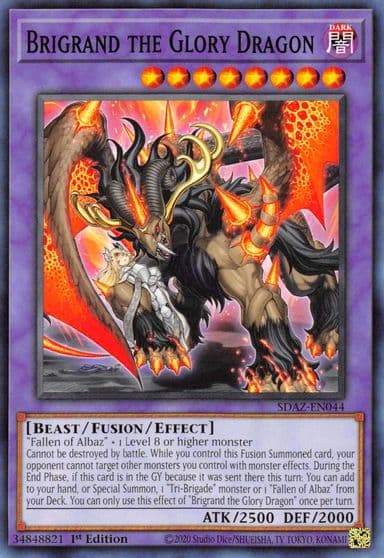 Brigrand the Glory Dragon Structure Deck: Albaz Strike Yu-Gi-Oh! card