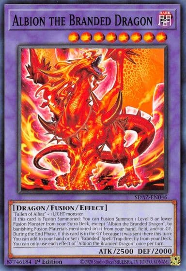 Albion the Branded Dragon Structure Deck: Albaz Strike Yu-Gi-Oh! card