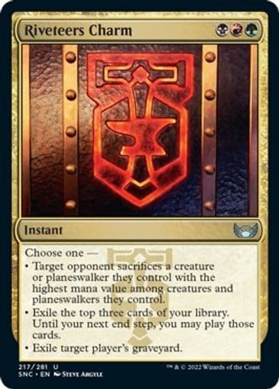 Riveteers Charm Streets of New Capenna Magic card
