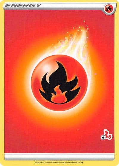 Fire Energy (#6 Cinderace Stamped) Battle Academy 2022 Pokemon card