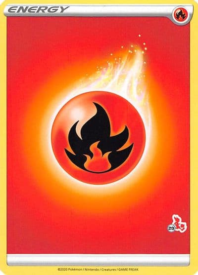 Fire Energy (#29 Cinderace Stamped) Battle Academy 2022 Pokemon card