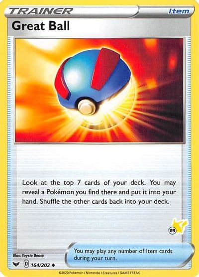 Great Ball (#29 Pikachu Stamped) Battle Academy 2022 Pokemon card