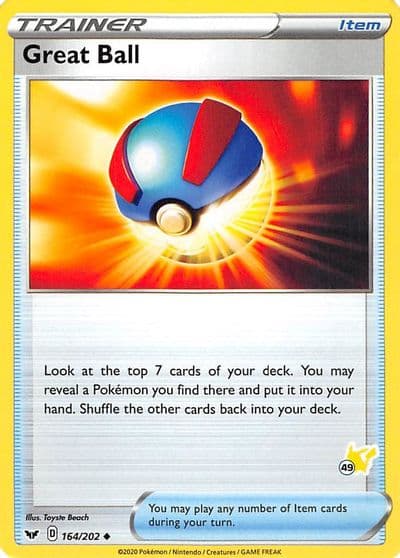 Great Ball (#49 Pikachu Stamped) Battle Academy 2022 Pokemon card