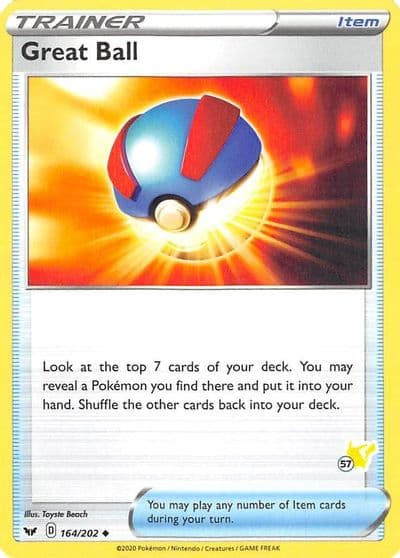Great Ball (#57 Pikachu Stamped) Battle Academy 2022 Pokemon card