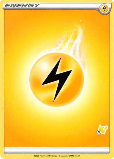 Lightning Energy (#9 Pikachu Stamped) Battle Academy 2022 Pokemon card