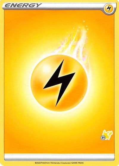 Lightning Energy (#21 Pikachu Stamped) Battle Academy 2022 Pokemon card