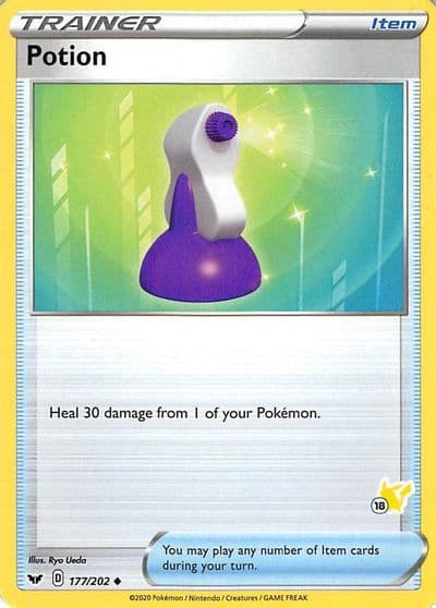 Potion (#18 Pikachu Stamped) Battle Academy 2022 Pokemon card