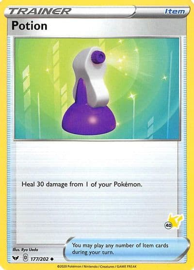 Potion (#40 Pikachu Stamped) Battle Academy 2022 Pokemon card