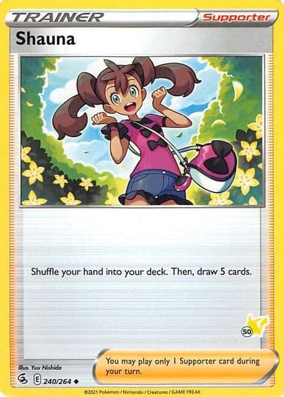 Shauna 240 264 50 Pikachu Stamped Battle Academy 2022 Pokemon card