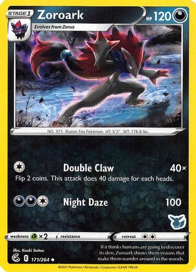 Zoroark (Eevee Stamped) Battle Academy 2022 Pokemon card