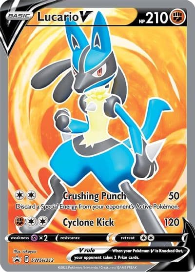 Lucario V - SWSH213 SWSH: Sword & Shield Promo Cards Pokemon card