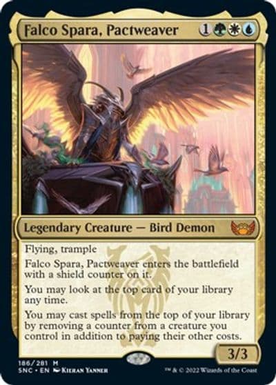 Falco Spara Pactweaver Streets of New Capenna Magic card