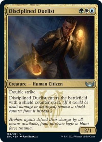 Disciplined Duelist Streets of New Capenna Magic card