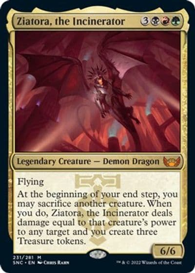 Ziatora the Incinerator Streets of New Capenna Magic card