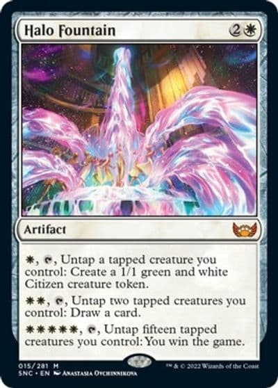 Halo Fountain Streets of New Capenna Magic card