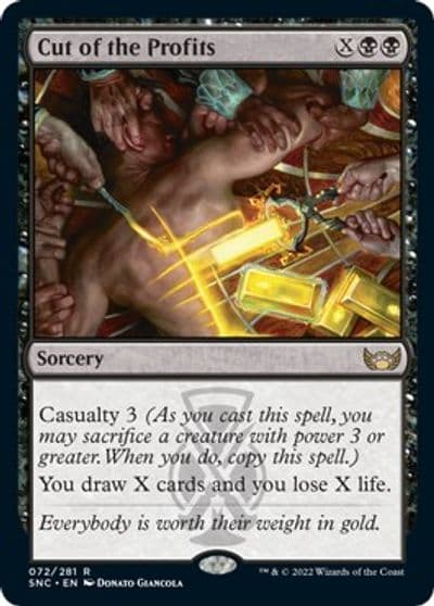 Cut of the Profits Streets of New Capenna Magic card