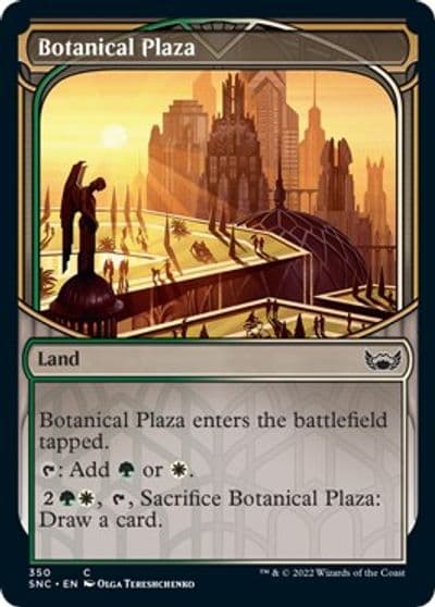 Botanical Plaza Showcase Streets of New Capenna Magic card