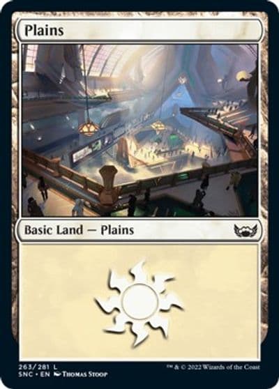 Plains 263 Streets of New Capenna Magic card