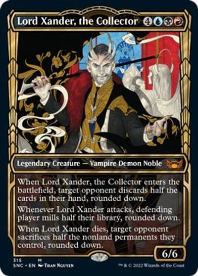 Lord Xander the Collector Showcase Streets of New Capenna Magic card