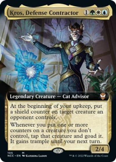 Kros Defense Contractor Extended Art Commander: Streets of New Capenna Magic card
